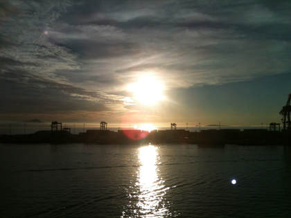 Port of Ensenada at Sunset